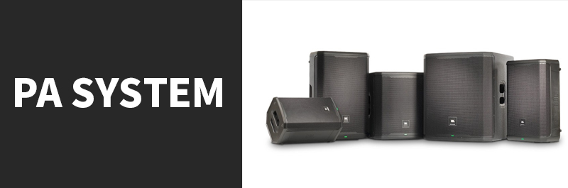 音響機材/PA機器のレンタル